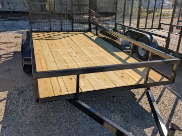 2027 NEXT GEN 7x14 Tandem 3.5k Axle Utility Trailer Tube Top
