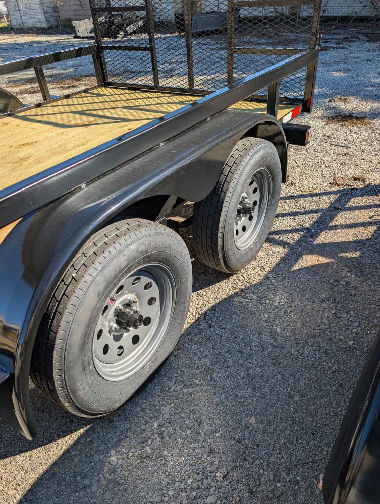 2027 NEXT GEN 7x14 Tandem 3.5k Axle Utility Trailer Tube Top