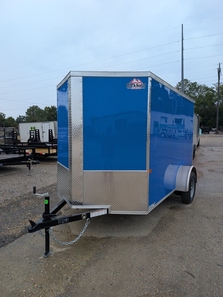 2027 Rock Solid Cargo 6 x 10 Single 3.5k Axle Cargo Trailer - FREE UPGRADES