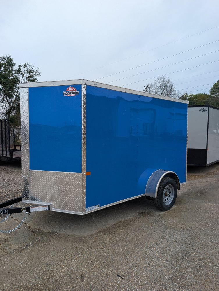 2027 Rock Solid Cargo 6 x 10 Single 3.5k Axle Cargo Trailer - FREE UPGRADES
