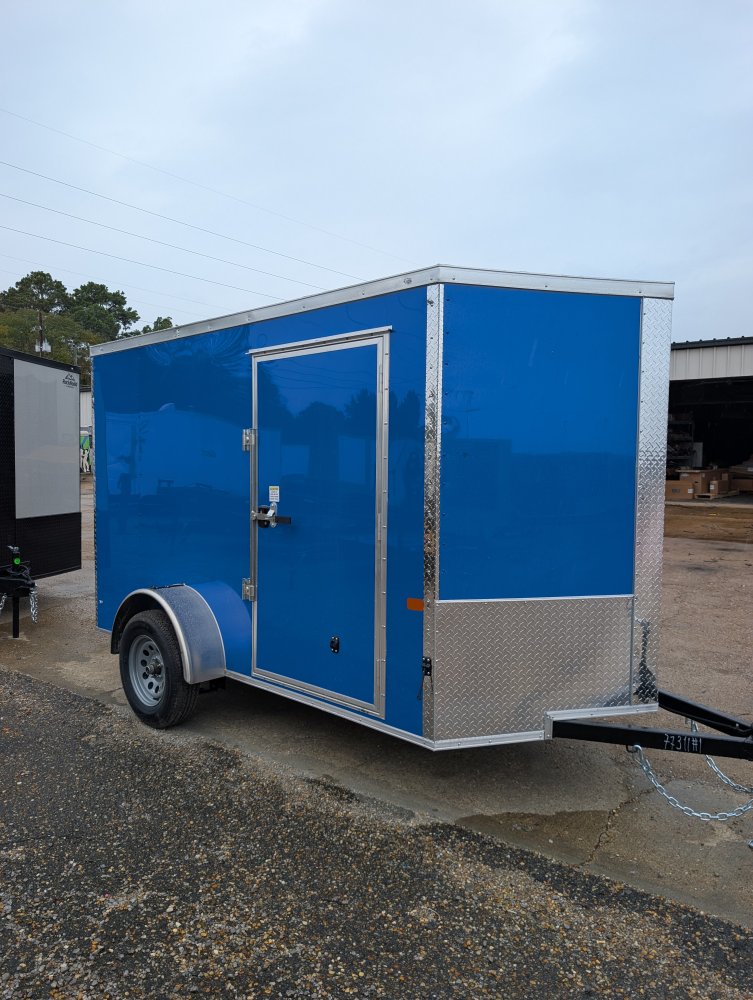 2027 Rock Solid Cargo 6 x 10 Single 3.5k Axle Cargo Trailer - FREE UPGRADES