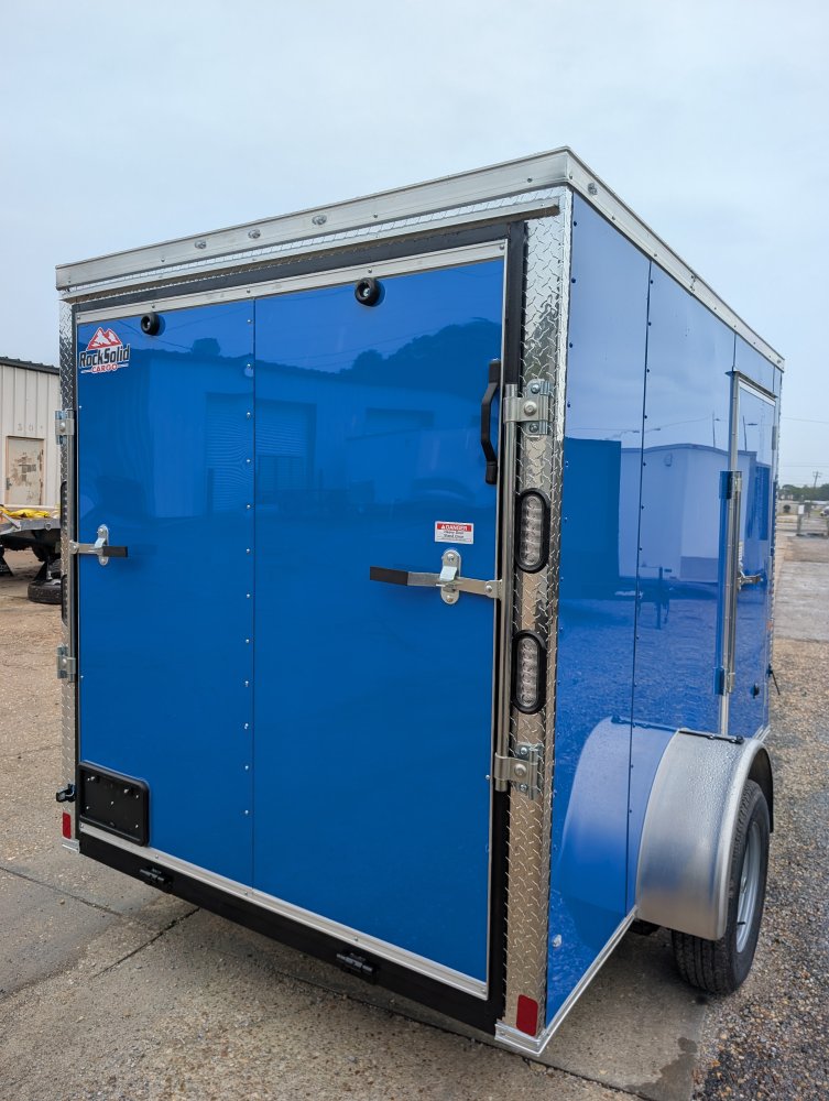 2027 Rock Solid Cargo 6 x 10 Single 3.5k Axle Cargo Trailer - FREE UPGRADES