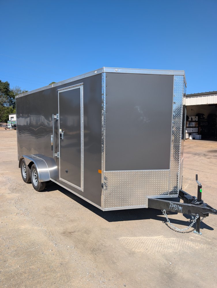 2027 ROCK SOLID CARGO 7 x 16 Tandem 3.5K Axle Cargo Trailer - FREEE UPGRADES