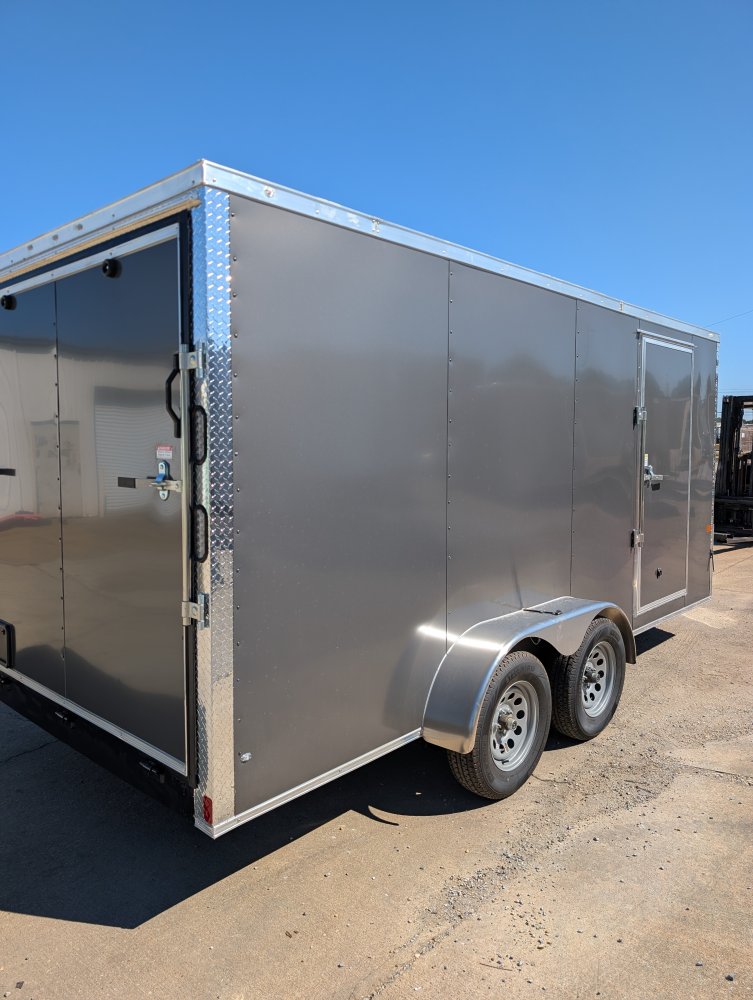 2027 ROCK SOLID CARGO 7 x 16 Tandem 3.5K Axle Cargo Trailer - FREEE UPGRADES