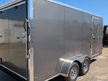 2027 ROCK SOLID CARGO 7 x 16 Tandem 3.5K Axle Cargo Trailer - FREEE UPGRADES