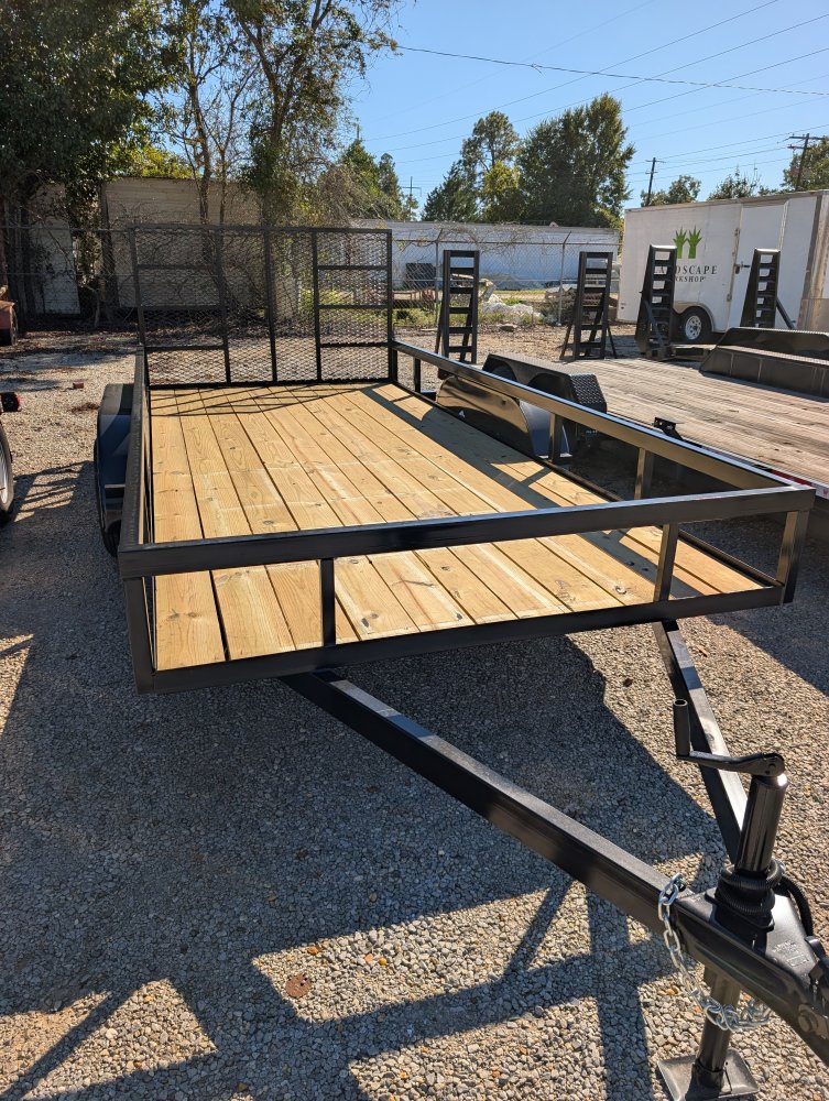 2027 NEXT GEN 7x16 Tandem 3.5k Axle Utility Trailer Tube Top