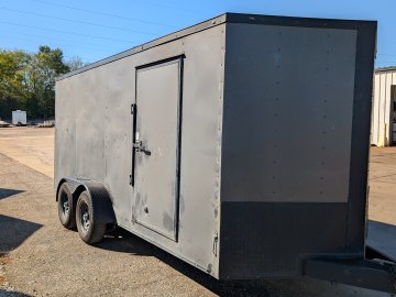 *CONSIGNMENT* USED ROCK SOLID CARGO 7X16 TANDEM 5.2K AXLE CARGO TRAILER HEAVY DUTY