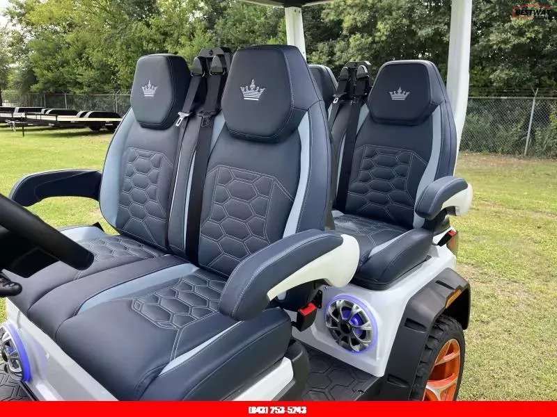 New 2025 Evolution D6 D-MAX XT4 PEARL WHITE Golf Cart