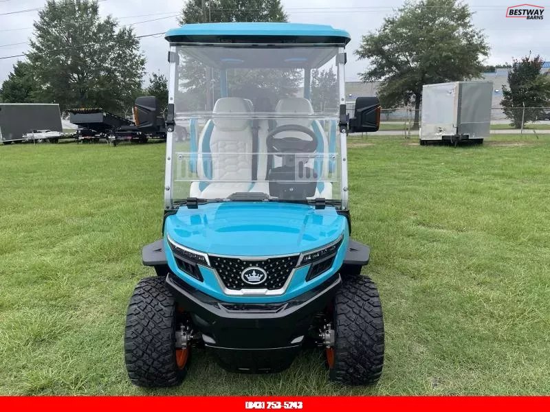 New 2025 Evolution D6 D-MAX XT4 SKY BLUE Golf Cart