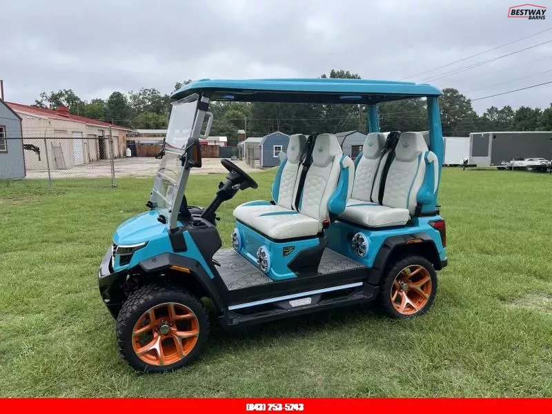 New 2025 Evolution D6 D-MAX XT4 SKY BLUE Golf Cart