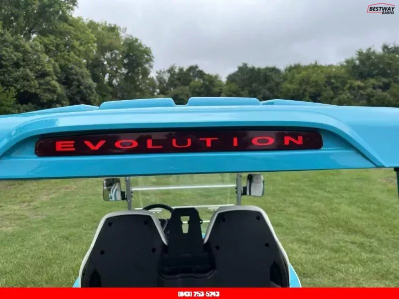 New 2025 Evolution D6 D-MAX XT4 SKY BLUE Golf Cart
