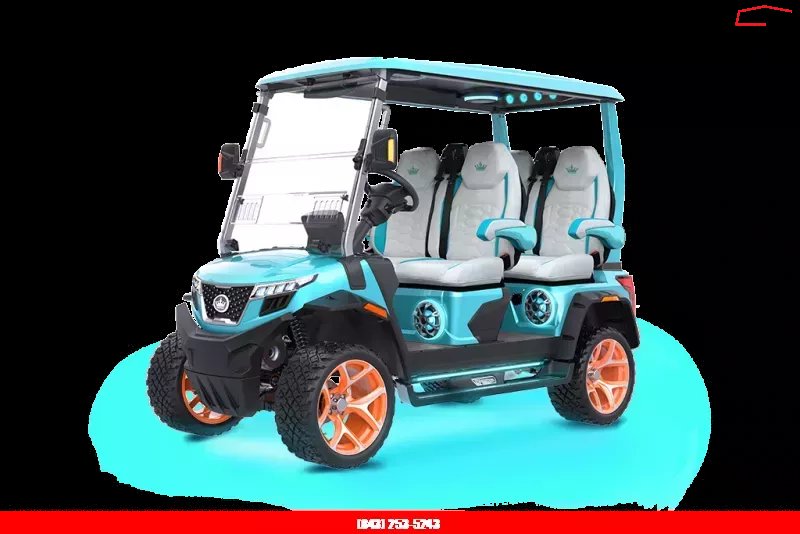 New 2025 Evolution D6 D-MAX XT4 SKY BLUE Golf Cart