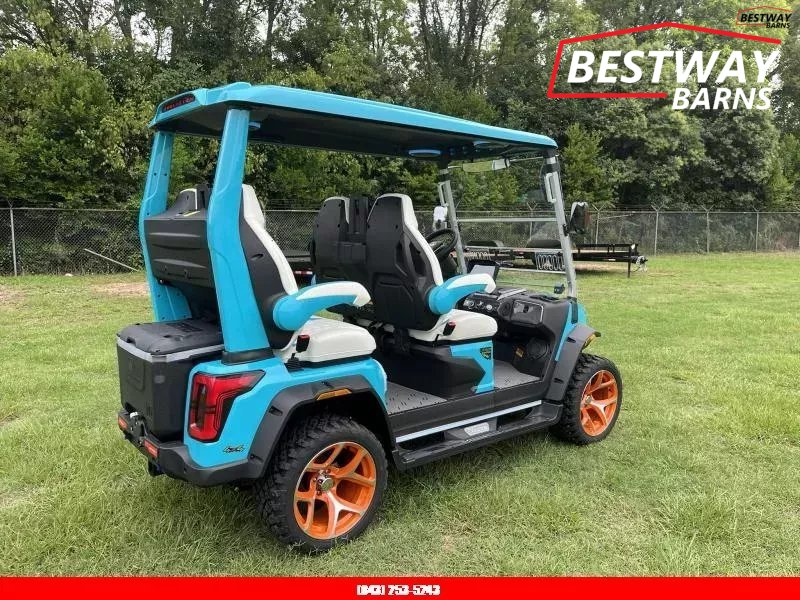 New 2025 Evolution D6 D-MAX XT4 SKY BLUE Golf Cart