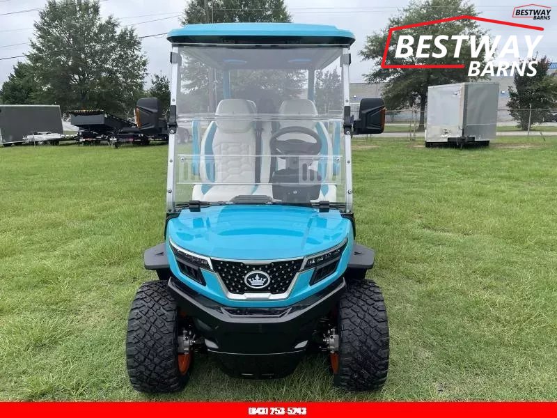 New 2025 Evolution D6 D-MAX XT4 SKY BLUE Golf Cart