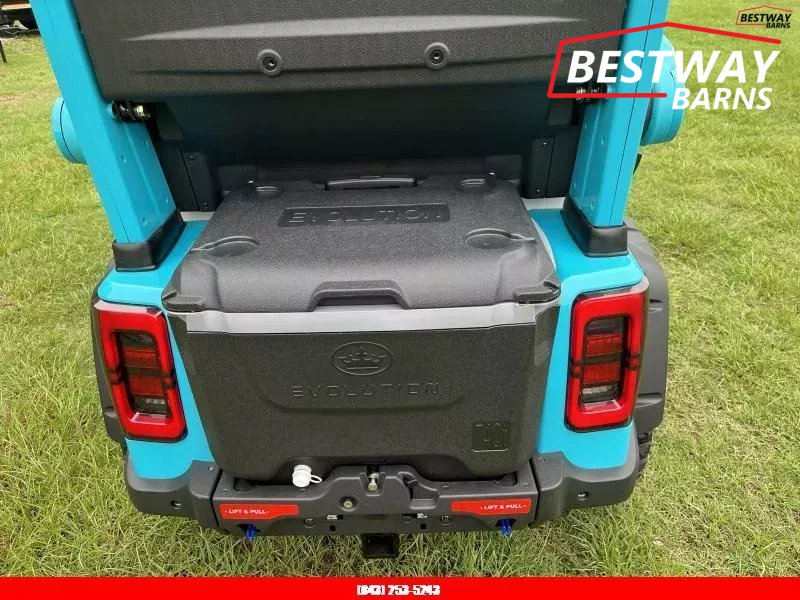 New 2025 Evolution D6 D-MAX XT4 SKY BLUE Golf Cart