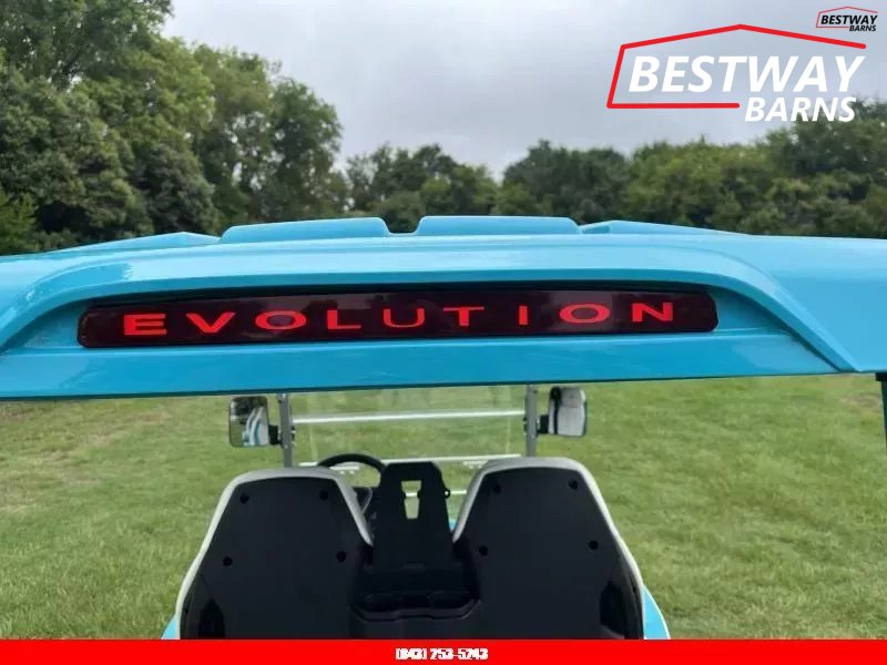 New 2025 Evolution D6 D-MAX XT4 SKY BLUE Golf Cart