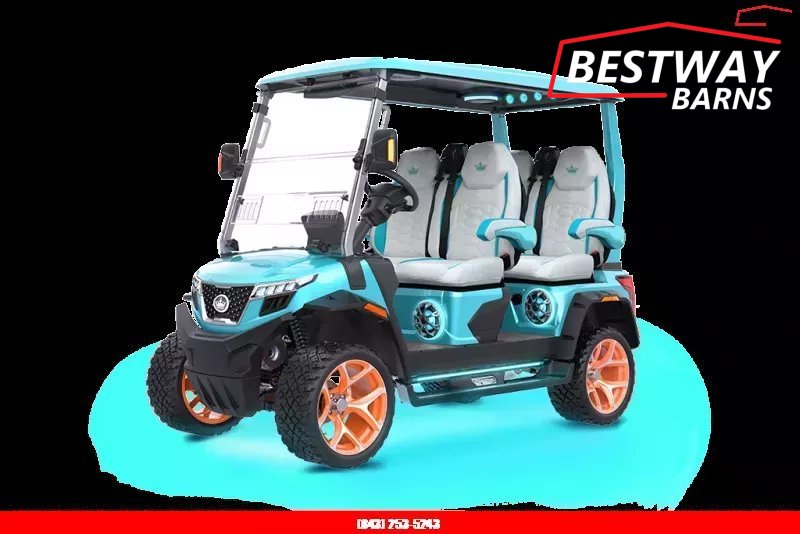 New 2025 Evolution D6 D-MAX XT4 SKY BLUE Golf Cart