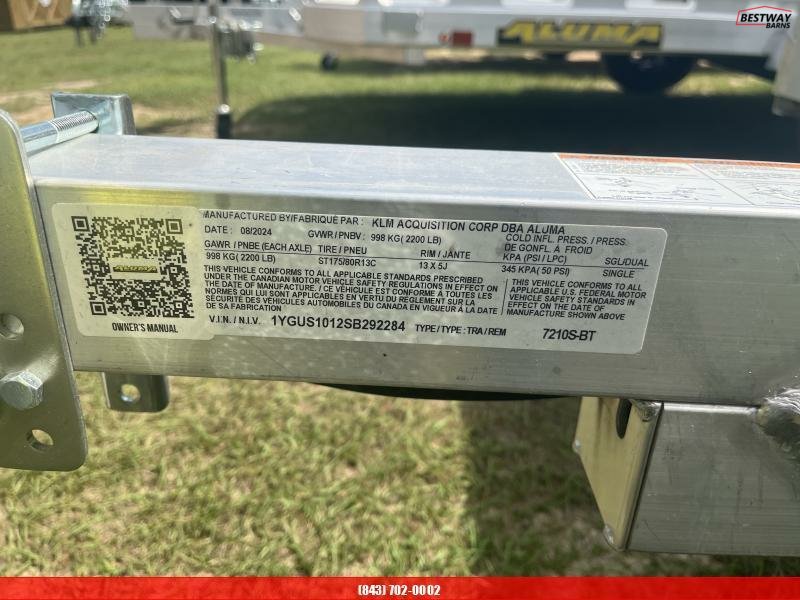 New 2025 Aluma 7210S BT Utility