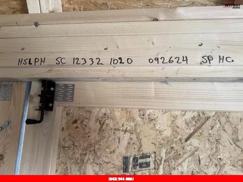 Used 2024 Old Hickory 10X20 SIDE REPO LOFTED BARN Barn