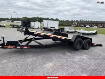 New 2026 Down 2 Earth 82X20 POWER TILT WOOD Deck Car Hauler