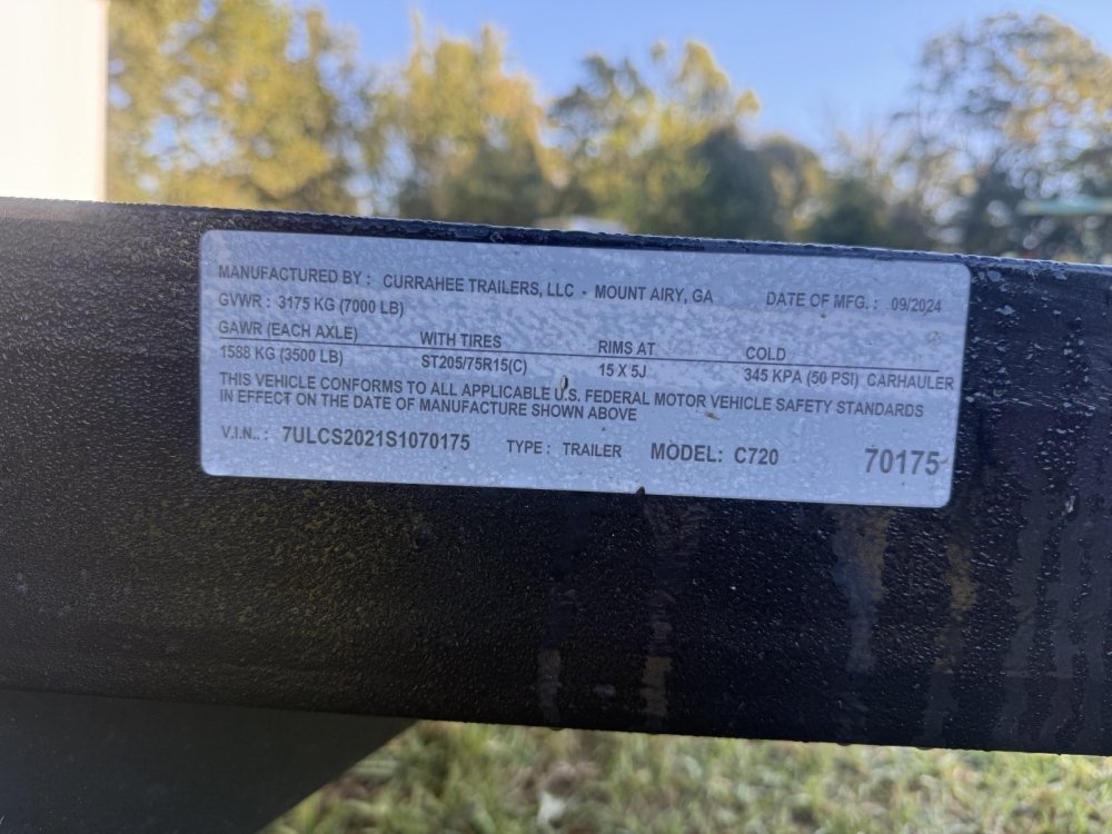 REPO 2025 Currahee 82 X 20 Car Hauler