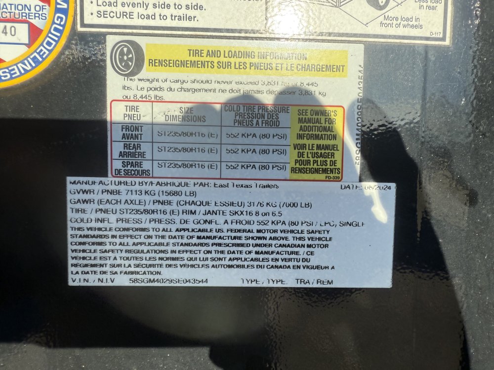 REPO 2025 East Texas Trailers 102 X 40 DRIVE OVER FENDER GOOSENECK Car Hauler