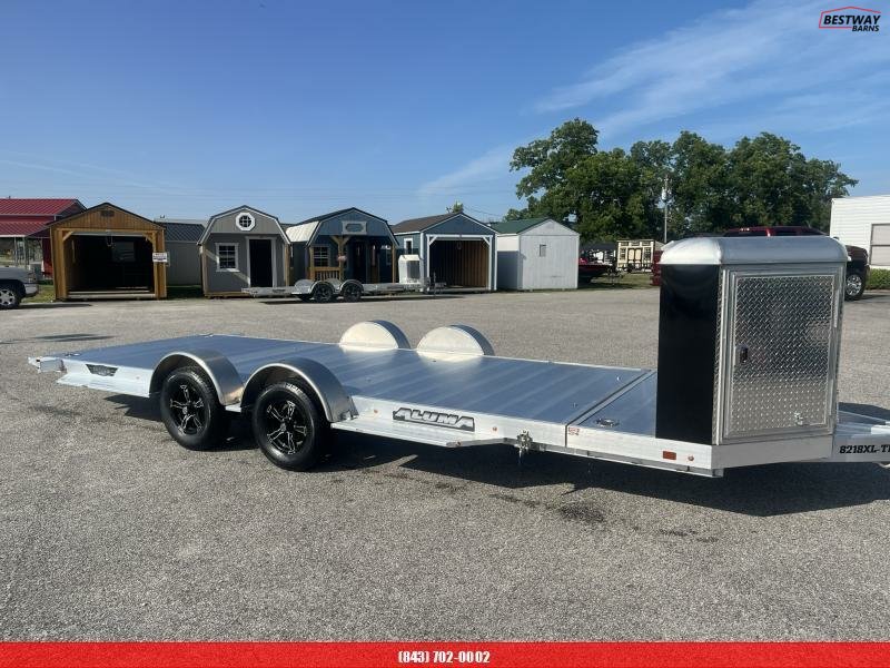 New 2025 Aluma 8218 EXECUTIVE TILT W/ CARGO BOX Car Hauler