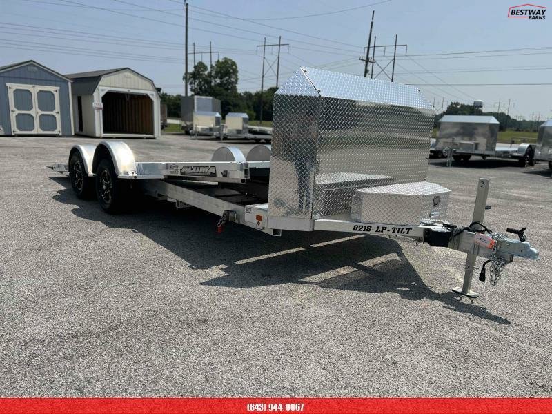 New 2025 Aluma 8218LP Low Profile Car Hauler