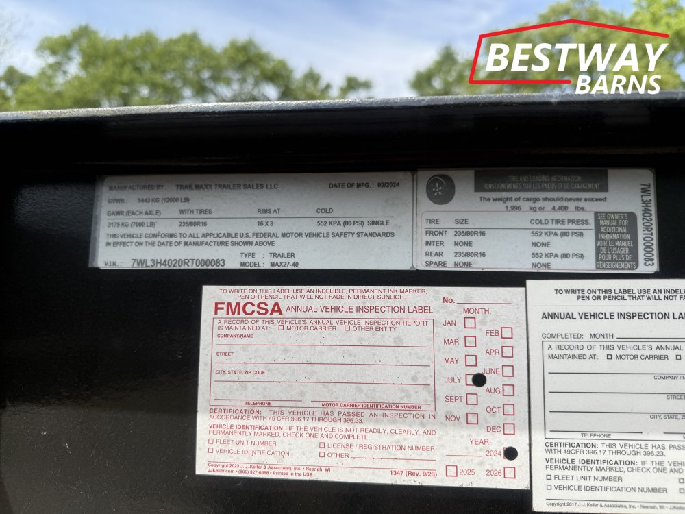 REPO 2024 Trail Maxx GOOSENECK Equipment