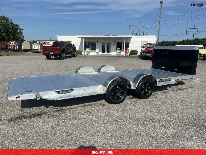 New 2025 Aluma 8218 EXECUTIVE TILT W/ CARGO BOX Car Hauler