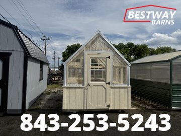 New 2026 Old Hickory 8X12 GREENHOUSE Utility Shed