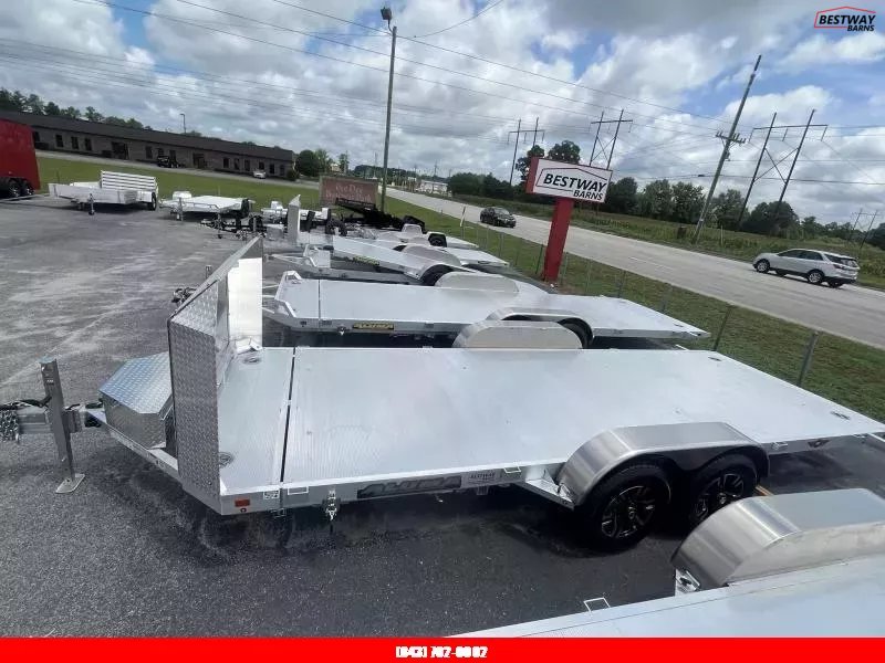 New 2025 Aluma 8218H Anniversary HEAVY Tilt Car Hauler