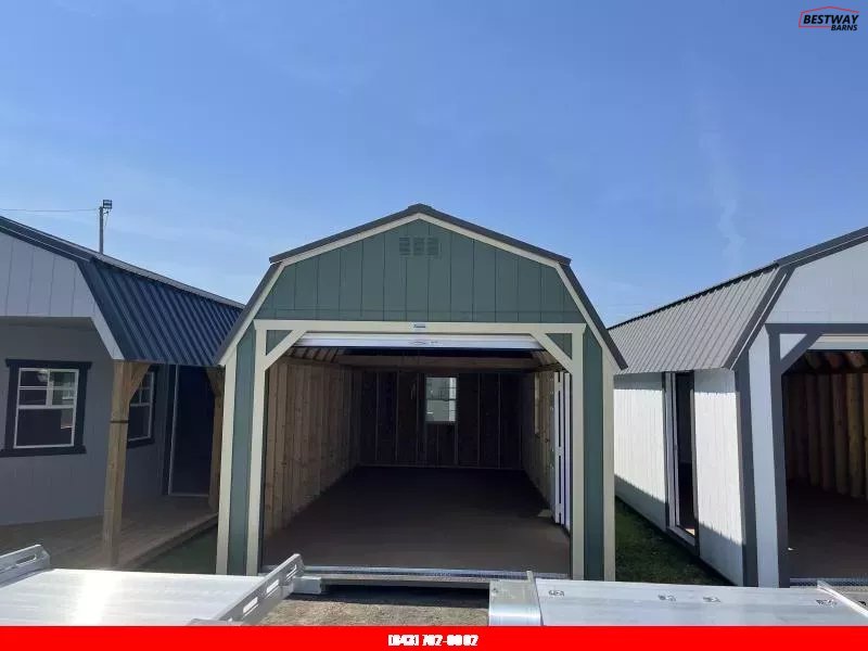 New 2025 Old Hickory 12X24 LOFTED GARAGE Barn