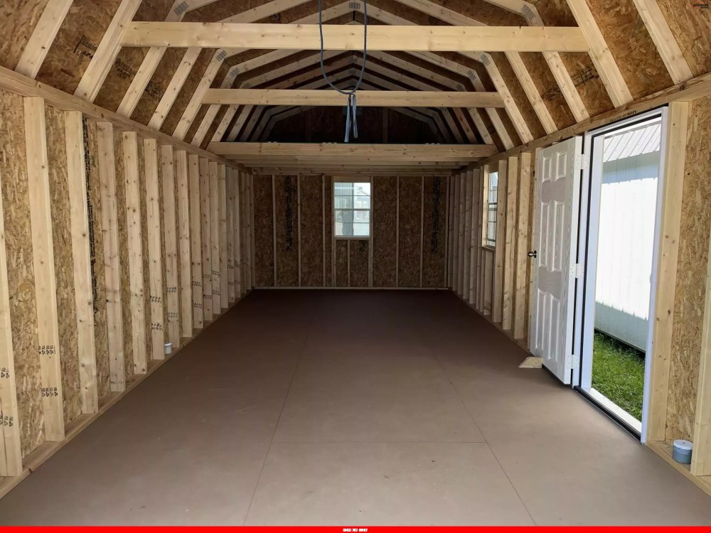New 2025 Old Hickory 12X24 LOFTED GARAGE Barn
