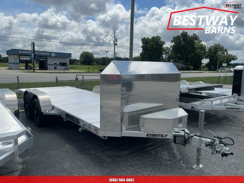 New 2026 Aluma 8218H Anniversary HEAVY Tilt Car Hauler