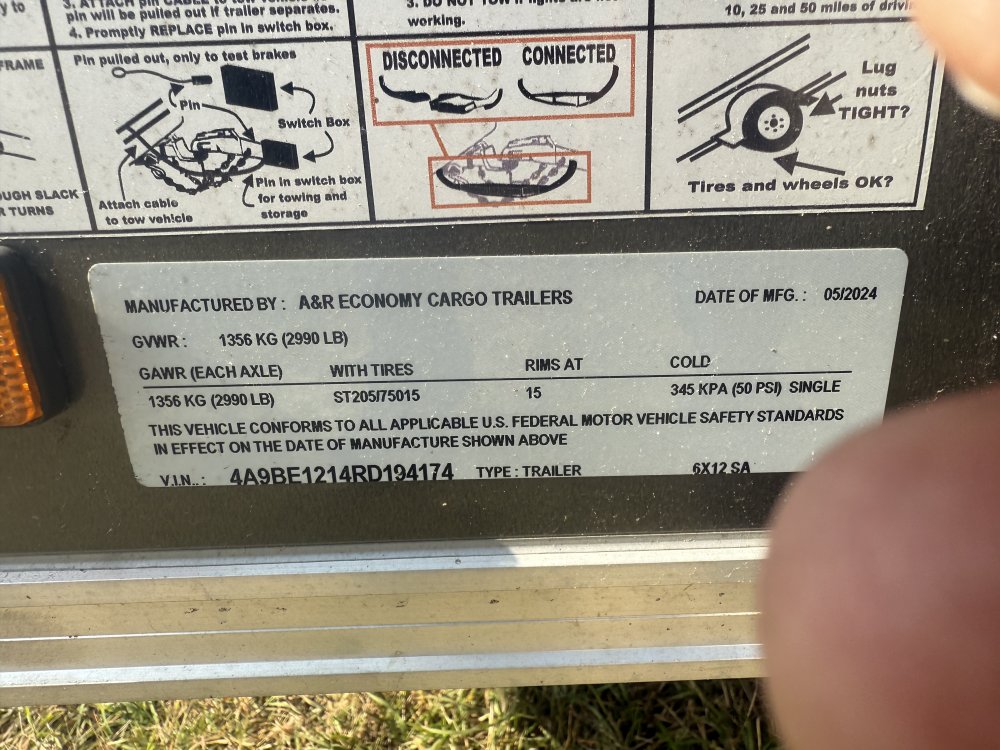 REPO 2024 A&R CARGO 6X12 Enclosed Cargo