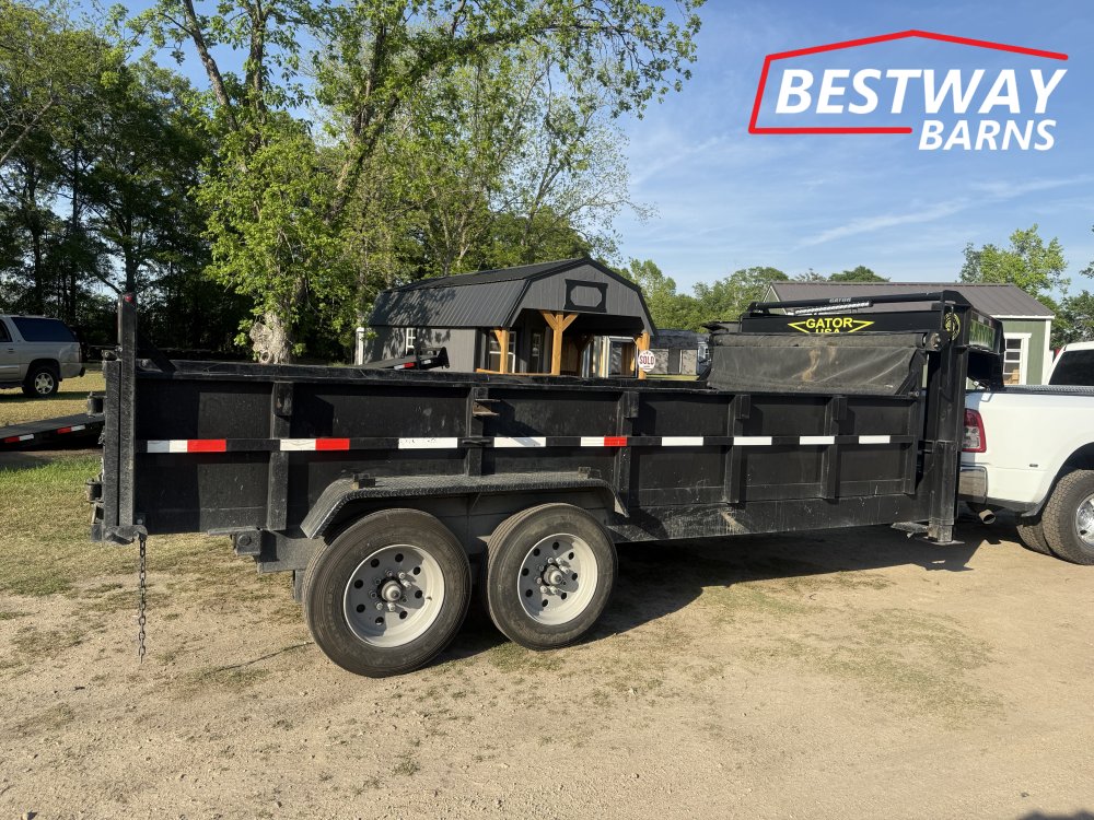 REPO 2025 GATORMADE TRAILERS 7 X 16 GOOSENECK Dump