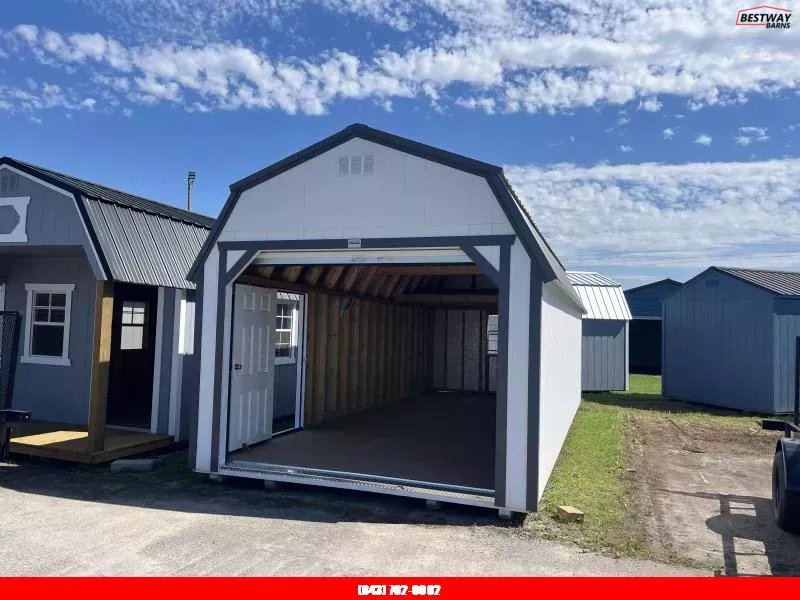 New 2025 Old Hickory 12x28 GARAGE Barn