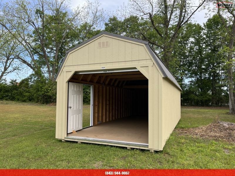 New 2025 Old Hickory 12X28 GARAGE Barn