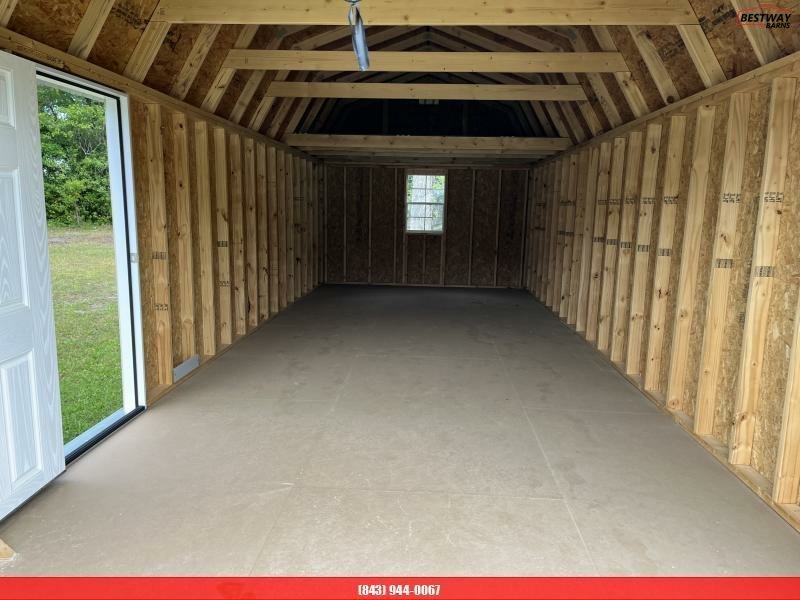 New 2025 Old Hickory 12X28 GARAGE Barn