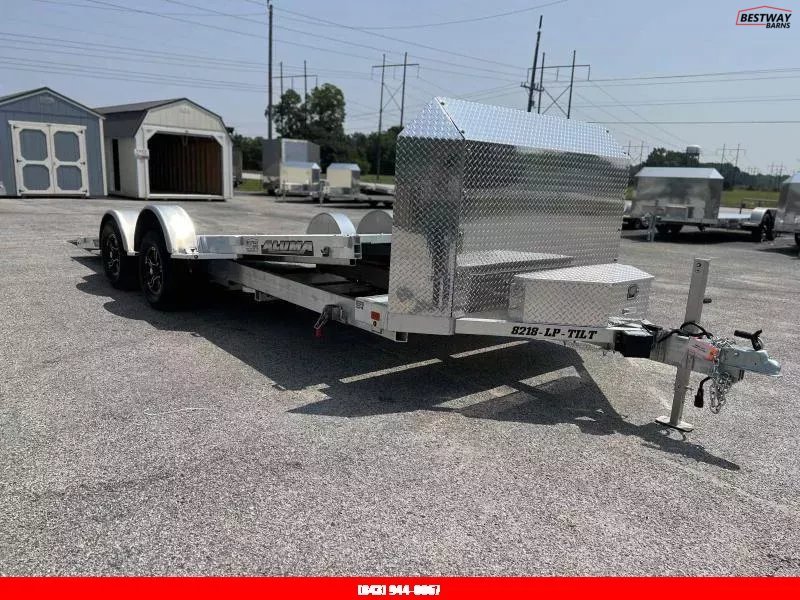 New 2025 Aluma 8218LP Low Profile Car Hauler