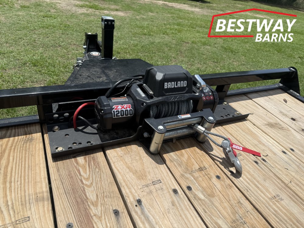 REPO 2026 Down 2 Earth 82X20 POWER TILT WOOD Deck Car Hauler