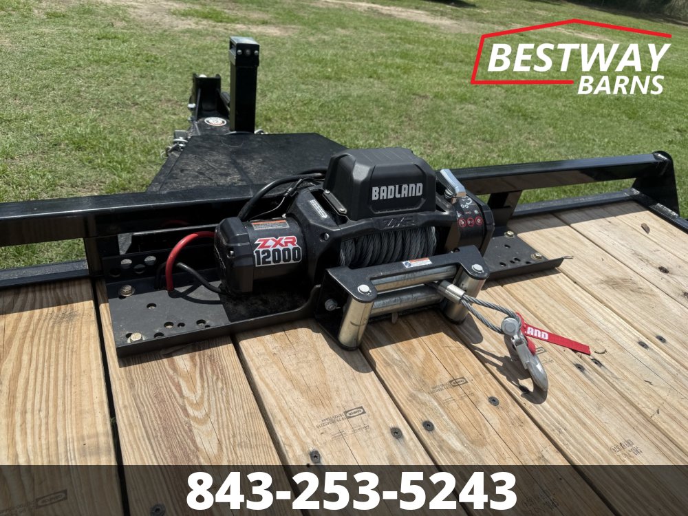 REPO 2026 Down 2 Earth 82X20 POWER TILT WOOD Deck Car Hauler