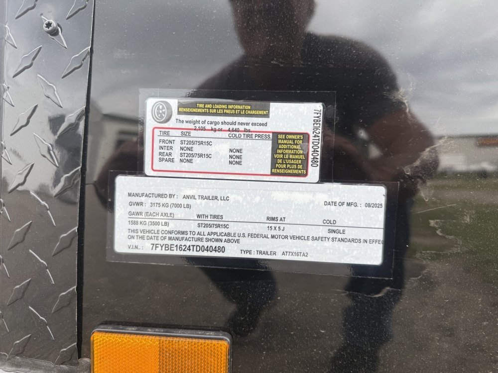 New 2026 Anvil 7 X 16 CUSTOM Enclosed Cargo