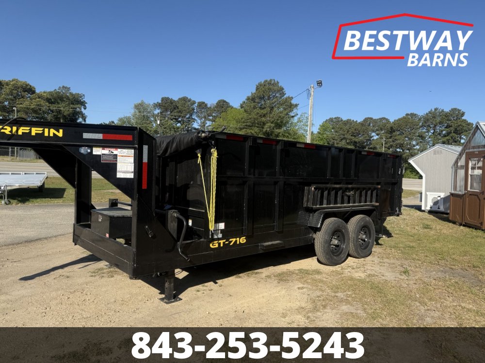 REPO 2025 Chubbs 7 X 16 14K GOOSENECK Dump