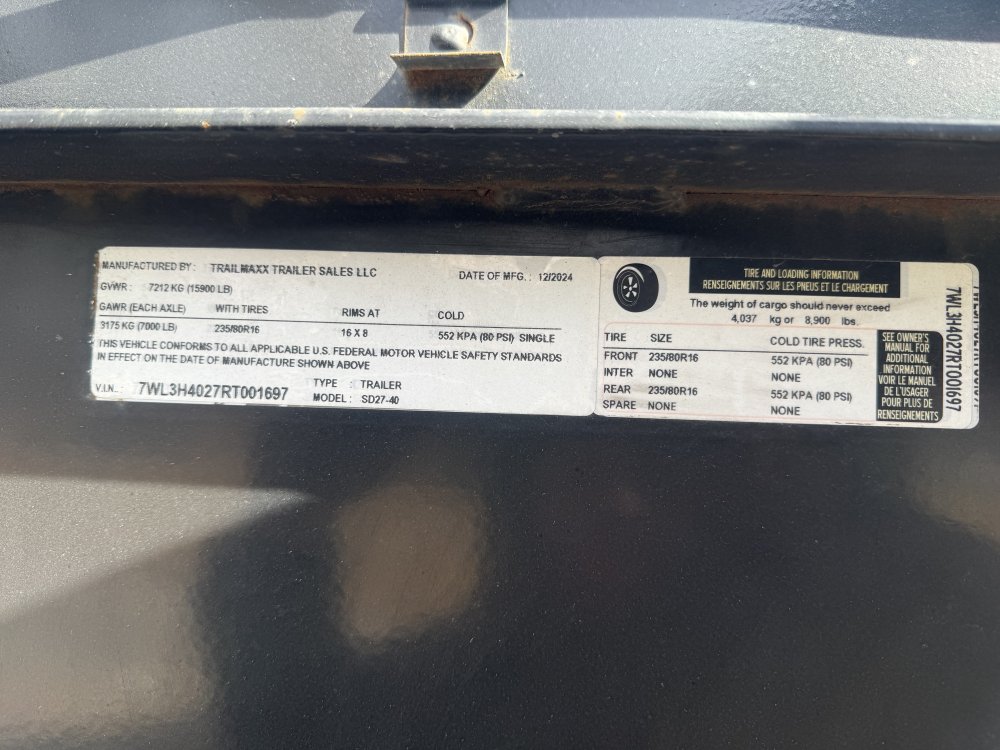 REPO 2024 Trail Maxx GOOSENECK Equipment