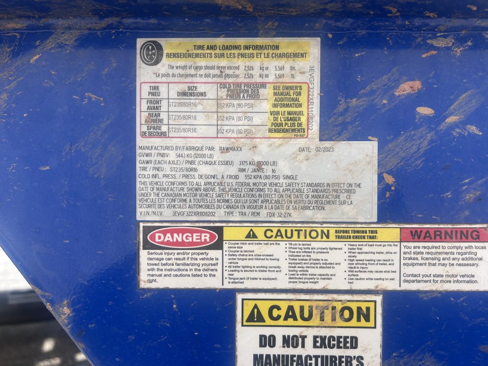 REPO 2024 RawMaxx 102 X 32 GOOSENECK Equipment