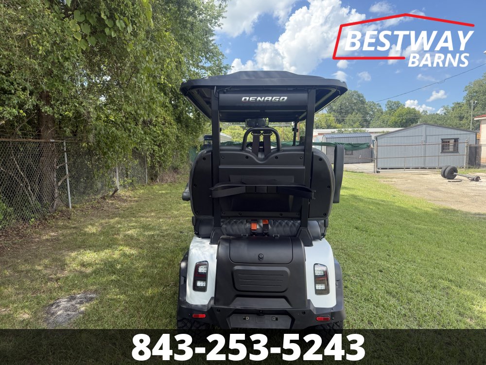New 2026 Denago EV ROVER XL WHITE Golf Cart
