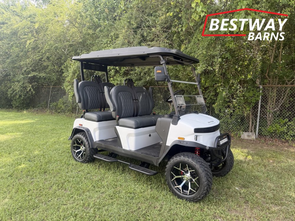 New 2026 Denago EV ROVER XL WHITE Golf Cart