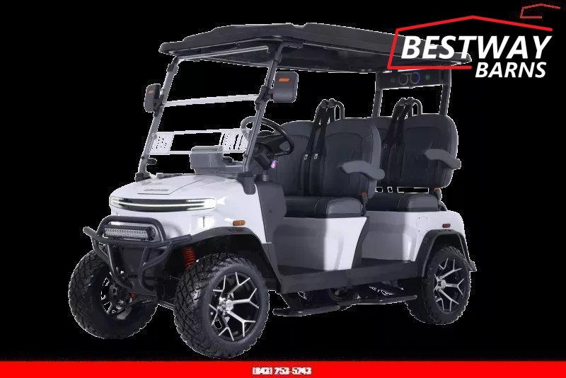 New 2026 Denago EV ROVER XL WHITE Golf Cart